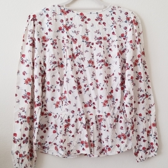 Japna Floral Front Wrap Top - Picture 4 of 5